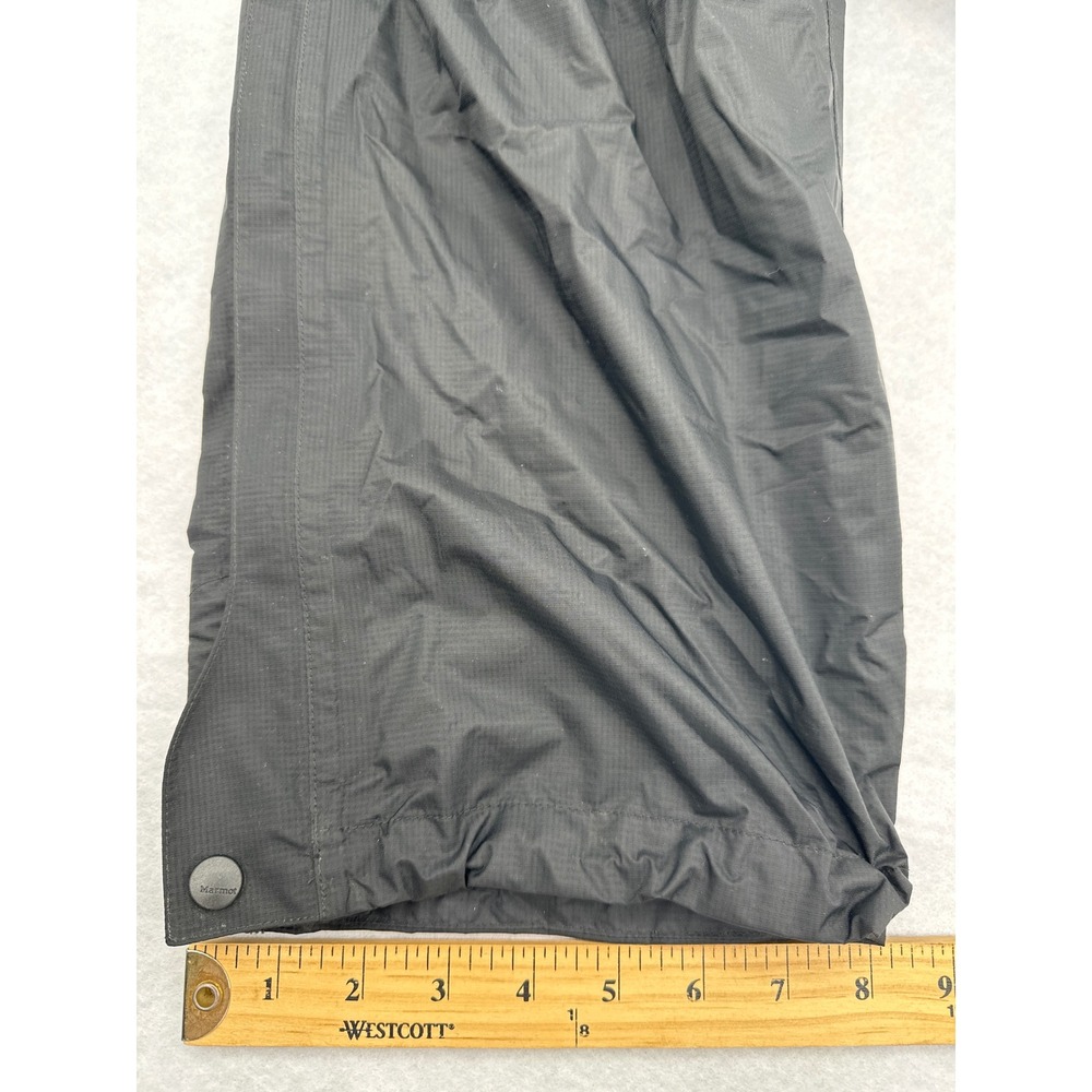 Marmot Precip Full Zip Rain Pants Mens Large L Black Waterproof Hiking B41260 - Picture 12 of 15